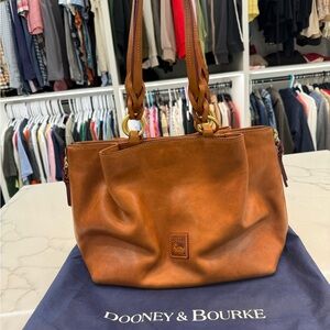 Florentine Large Zip Barlow in Natural GUC